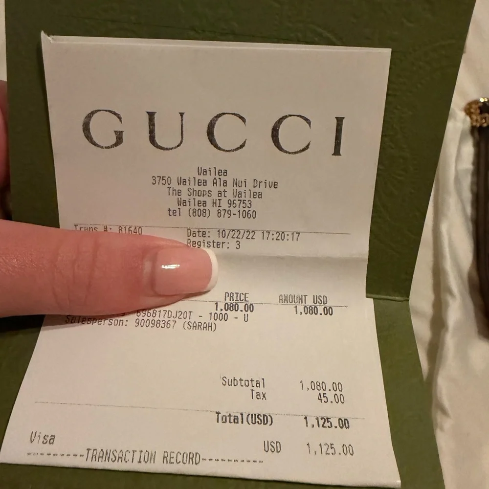 Elegant Black Leather Chain Bag - Picture 3 of 5